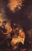 Bartolome Esteban Murillo Shepherds to the manger pilgrimage china oil painting artist